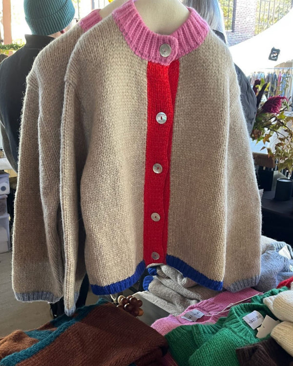 Sheba Cardigan Colorblock
