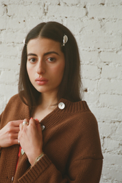 Shiloh Cotton Cardigan - Mocha