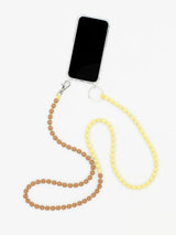 Doppelhandykette Long Phone Necklace - Butter/Mocha