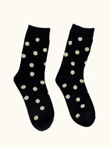 Sauntering Socks - Black Dot