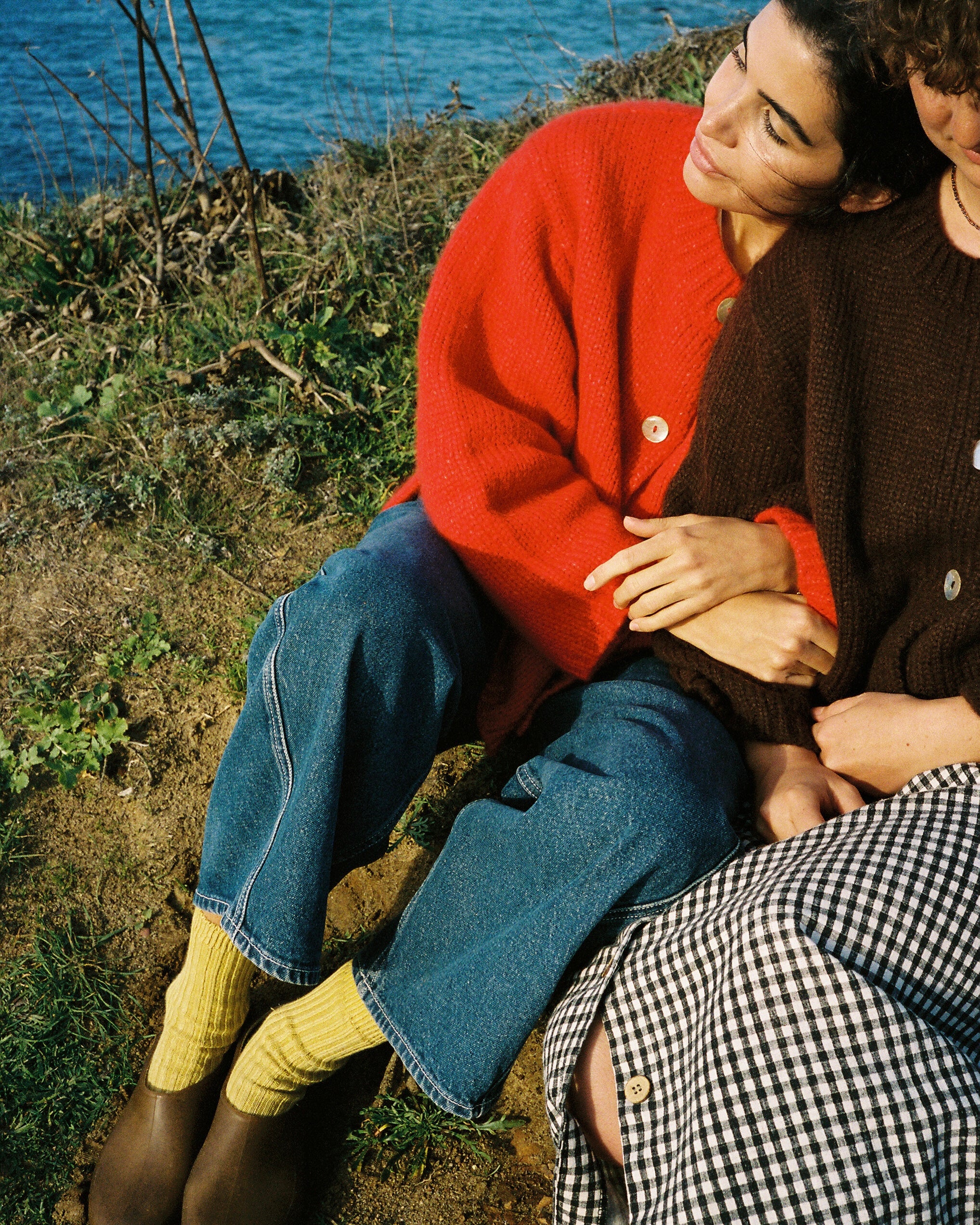 Sheba Cardigan Sweater- Habanero