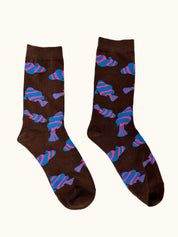 Sauntering Socks - Chocolate Fish