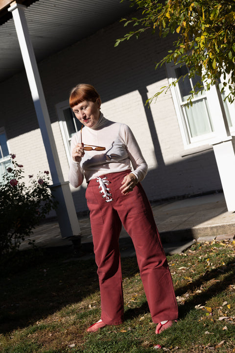 Lasso Lace Up Pant