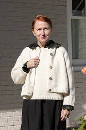 Sheba Cardigan Sweater- Ivory