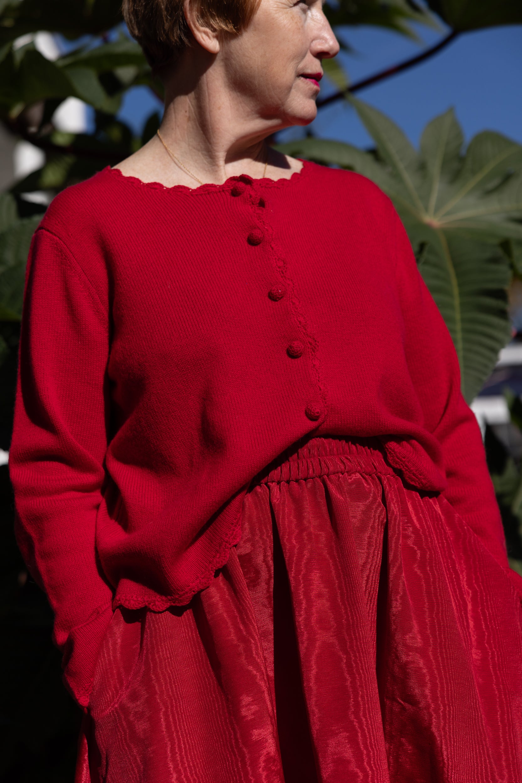 Play Skirt - Cherry Moire