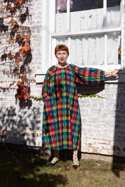 Ballad Dress - Rainbow Grid