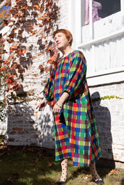 Ballad Dress - Rainbow Grid