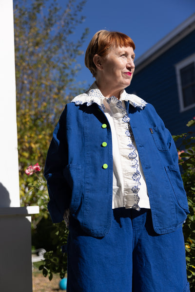 Forager Coat - Blueberry – Nikki Chasin
