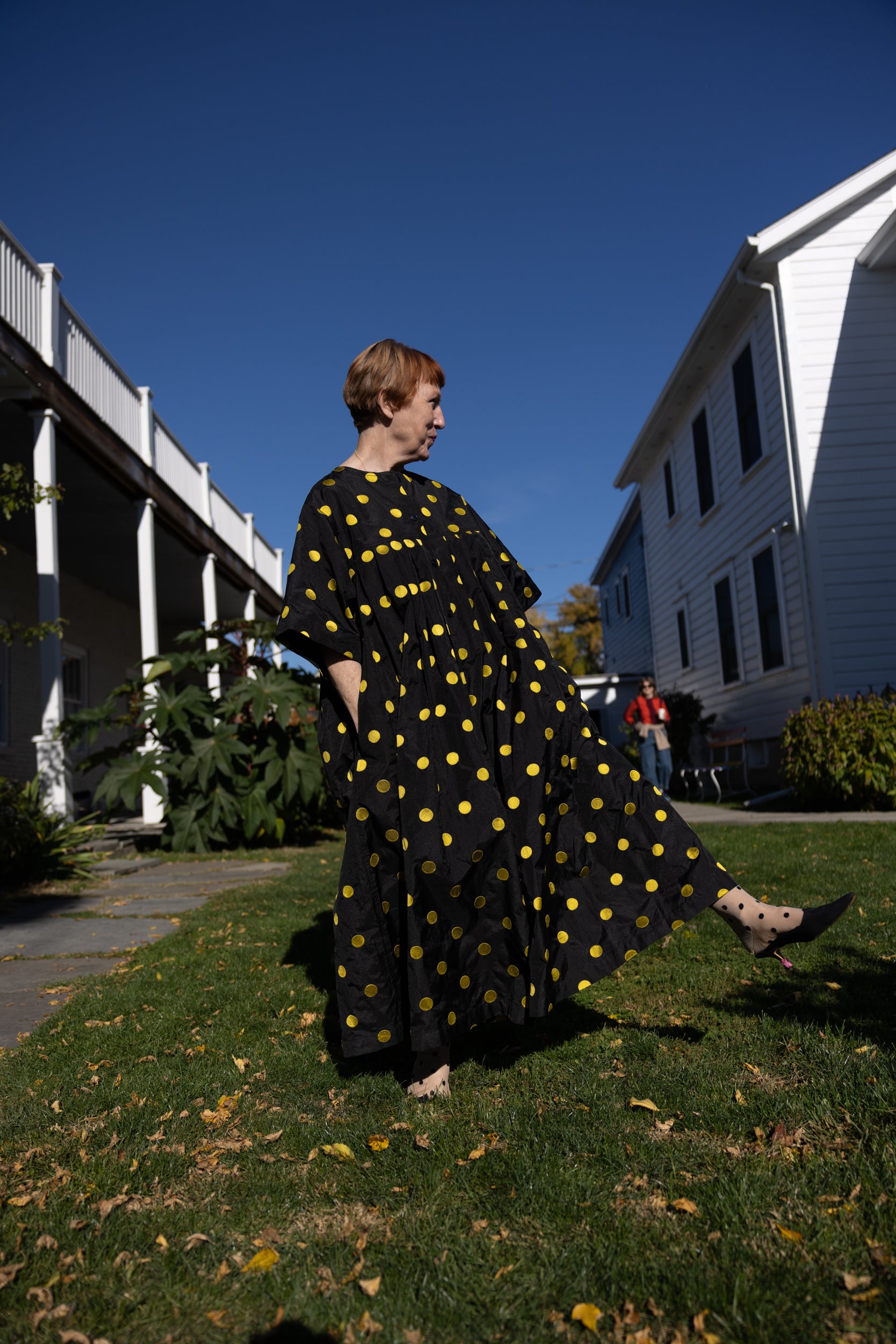Arlecchino Polka Dot Jumpsuit - Bumblebee Dot