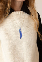 Fish Out of Water Necklace  - Cobalt