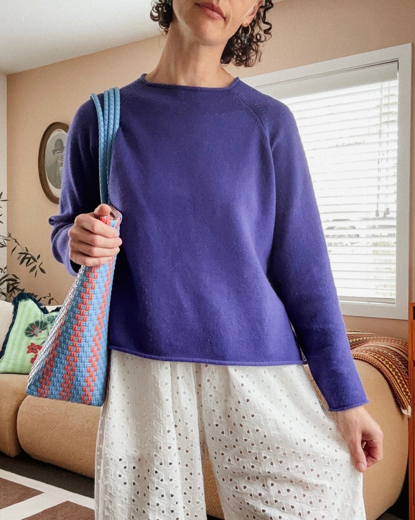 Iris Rollneck Pullover - Viola