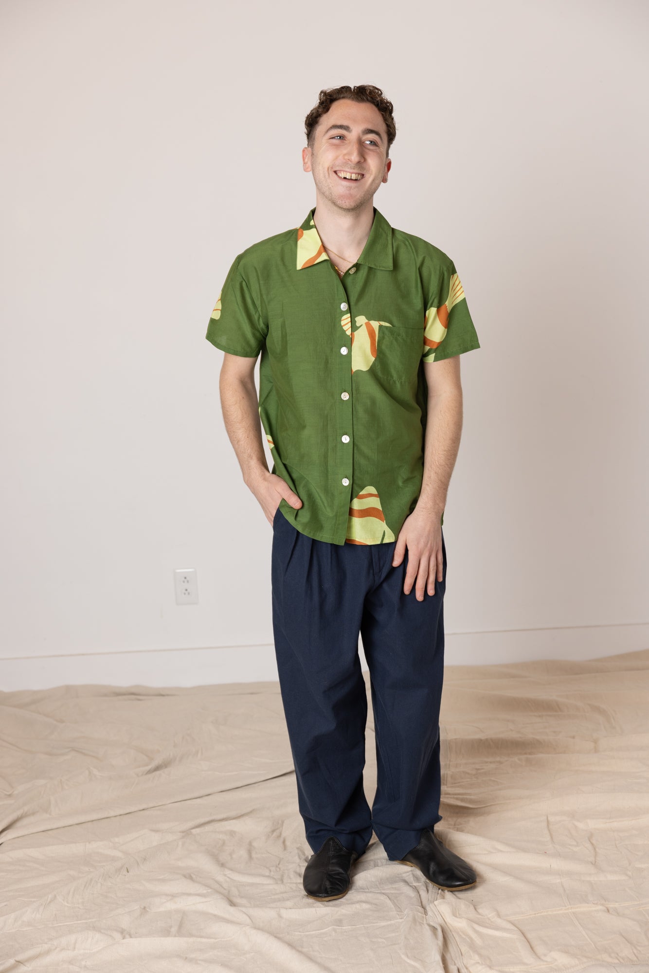 Dylan Fish Shirt- Green