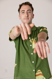 Dylan Fish Shirt- Green