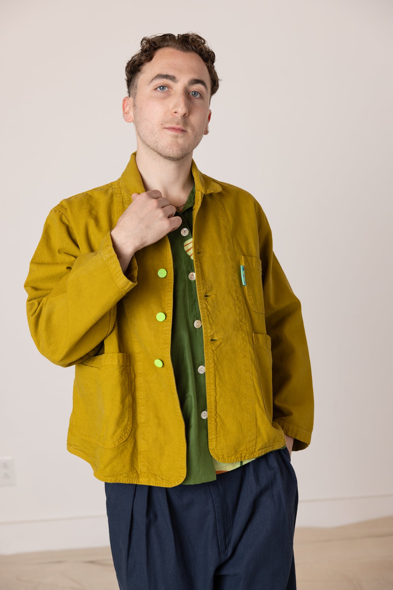 Forager Coat - Split Pea – Nikki Chasin