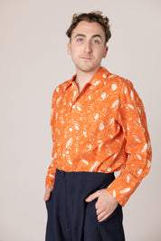 Homer Buttondown - Orange Crayon
