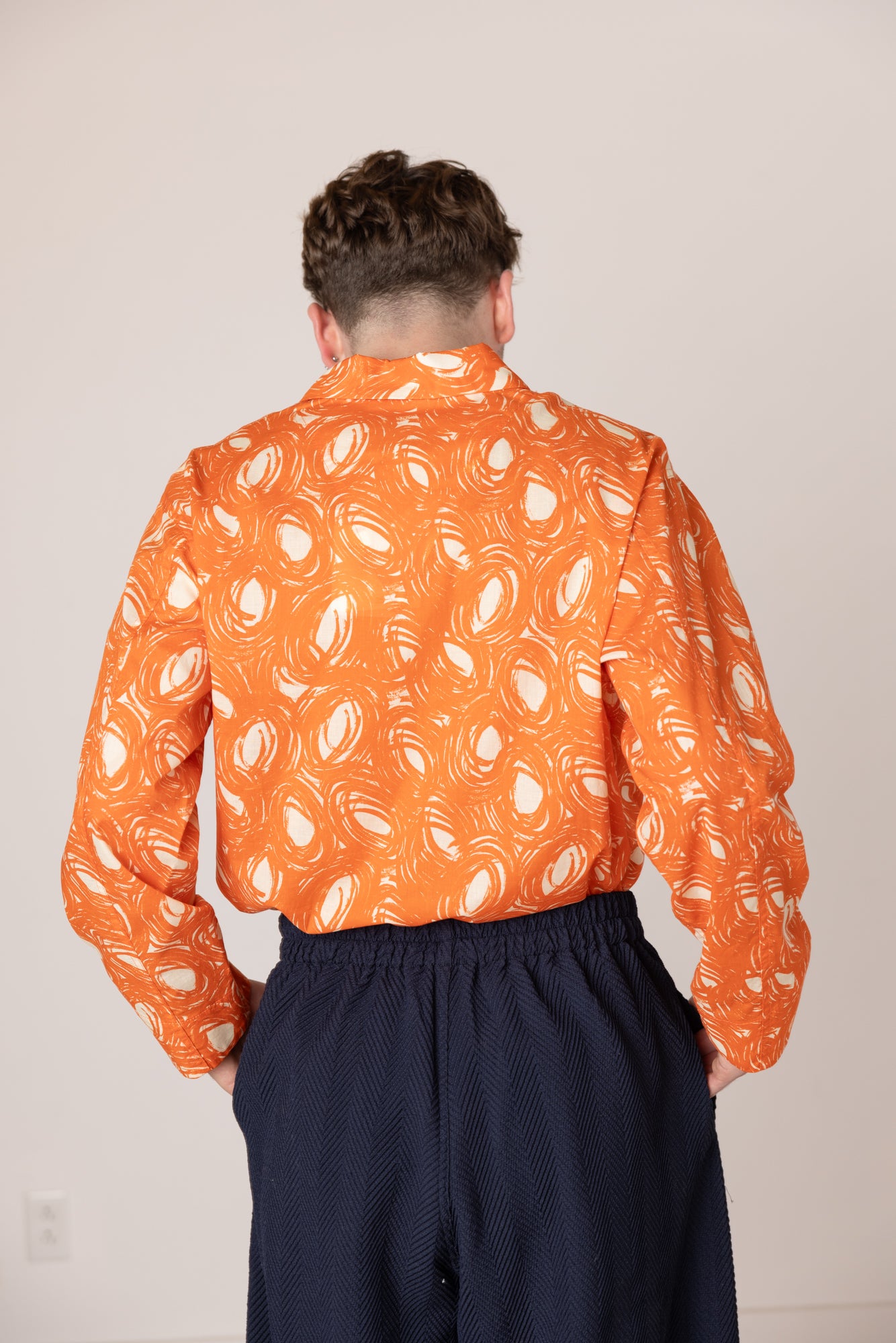 Homer Buttondown - Orange Crayon