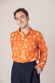 Homer Buttondown - Orange Crayon