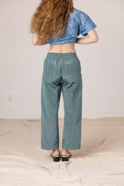 Patch Elastic Waist Pant - Juniper
