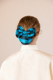Titina Bun Cover - Blue and Black Gingham