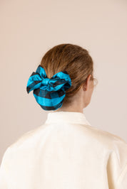Titina Bun Cover - Blue and Black Gingham