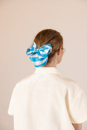 Titina Bun Cover - Blue and White Gingham