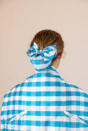 Titina Bun Cover - Blue and White Gingham