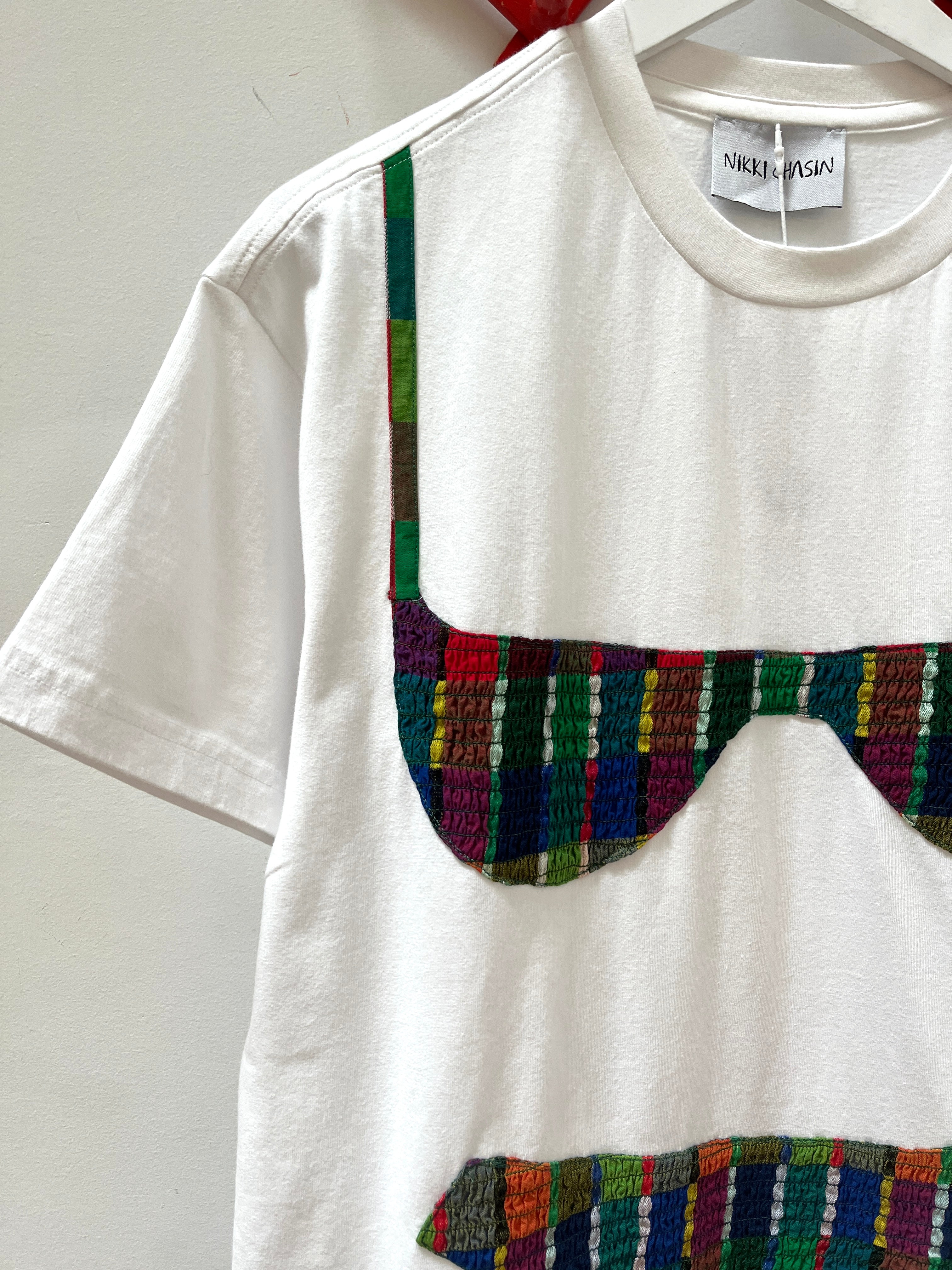Florida Woman Appliqué Dress - Rainbow Grid