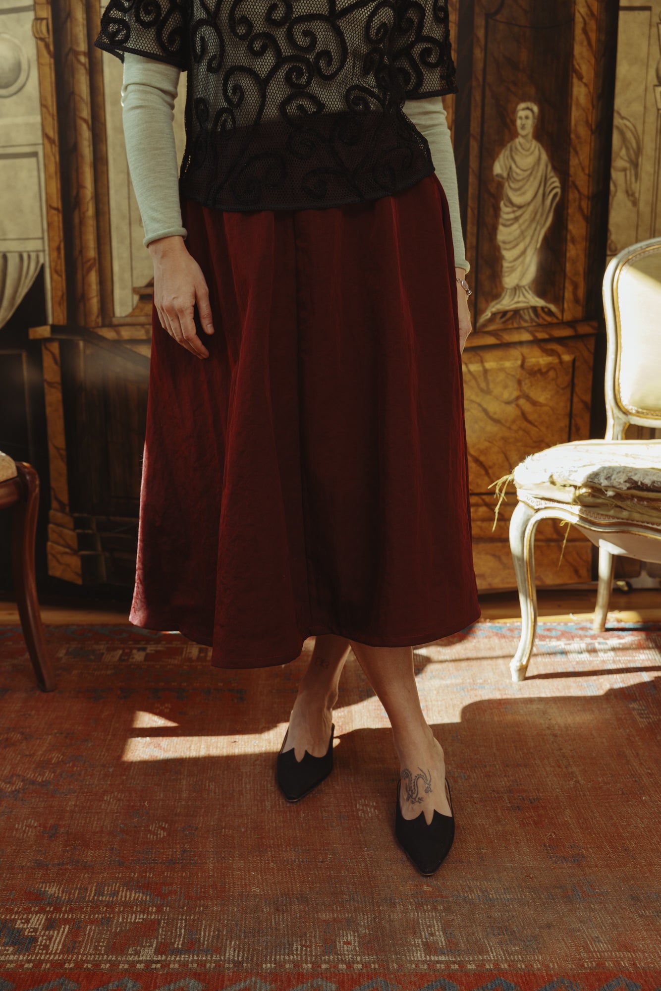 Play Skirt - Oxblood