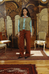 Sosa Pleated Trouser - Amber
