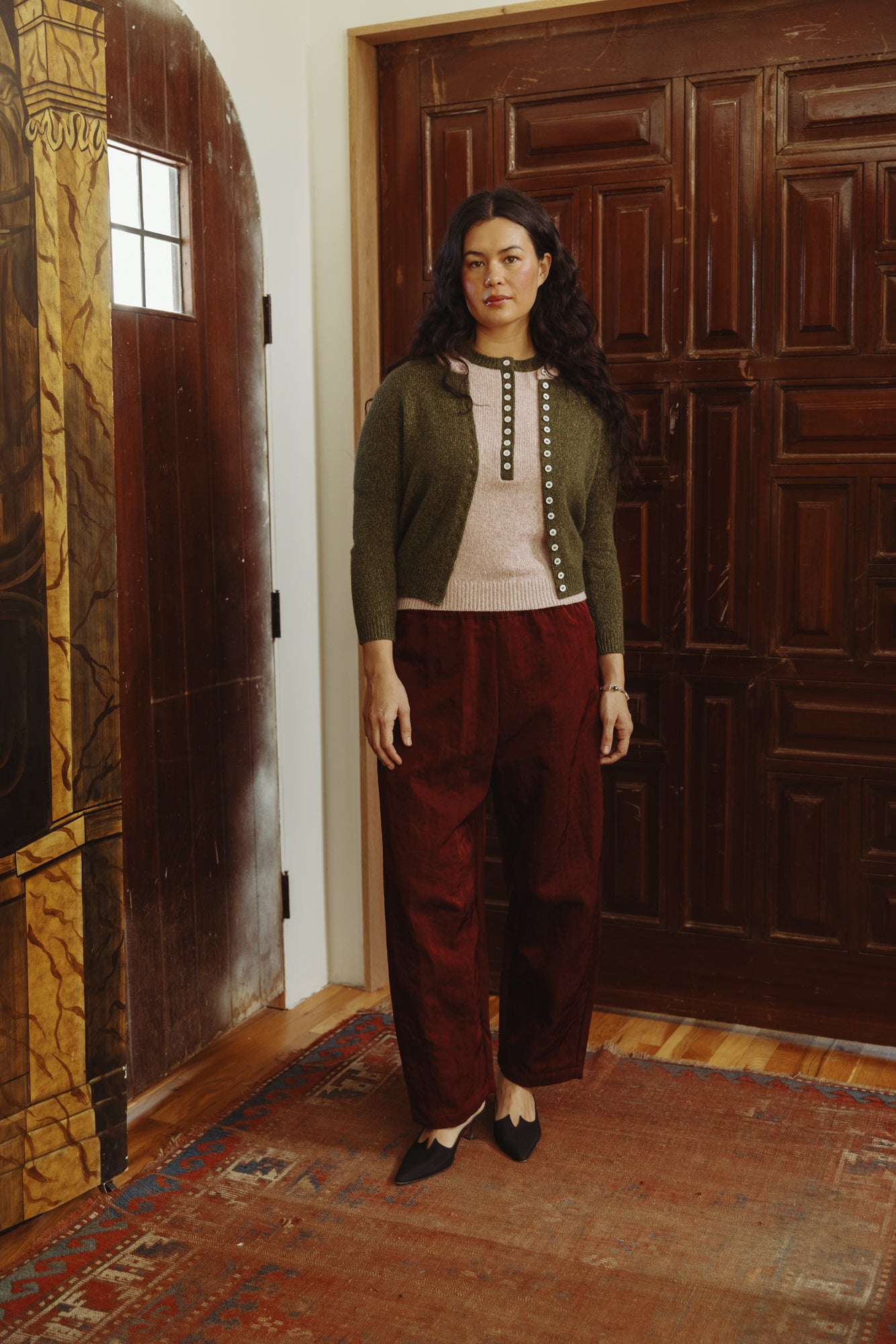 Contessa Pant - Oxblood
