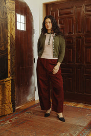 Contessa Pant - Oxblood