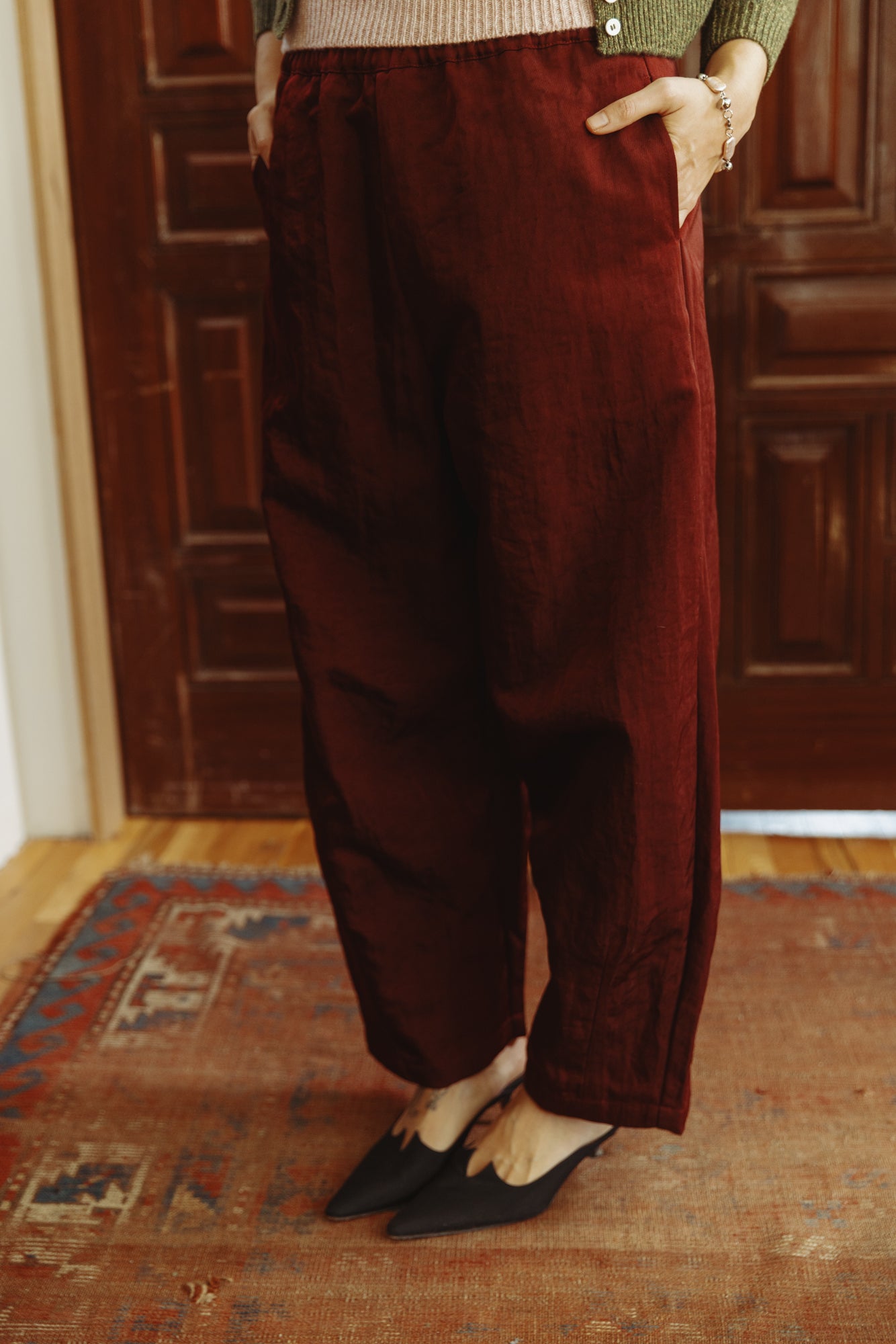Contessa Pant - Oxblood