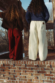 Chef Pants - Wine Horizontal Corduroy