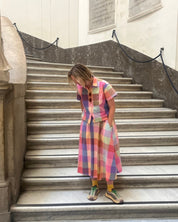 Nikki Chasin x The House That Lars Built Play Skirt in Midsommar Plaid
