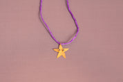 Vega Gold Silk Necklace