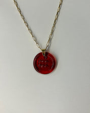 Zodiac Pendant Necklace - Garnet