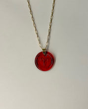 Zodiac Pendant Necklace - Garnet