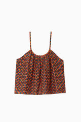 Aurora Tank Top Cotton/Silk - Kaleidoscope Rainbow