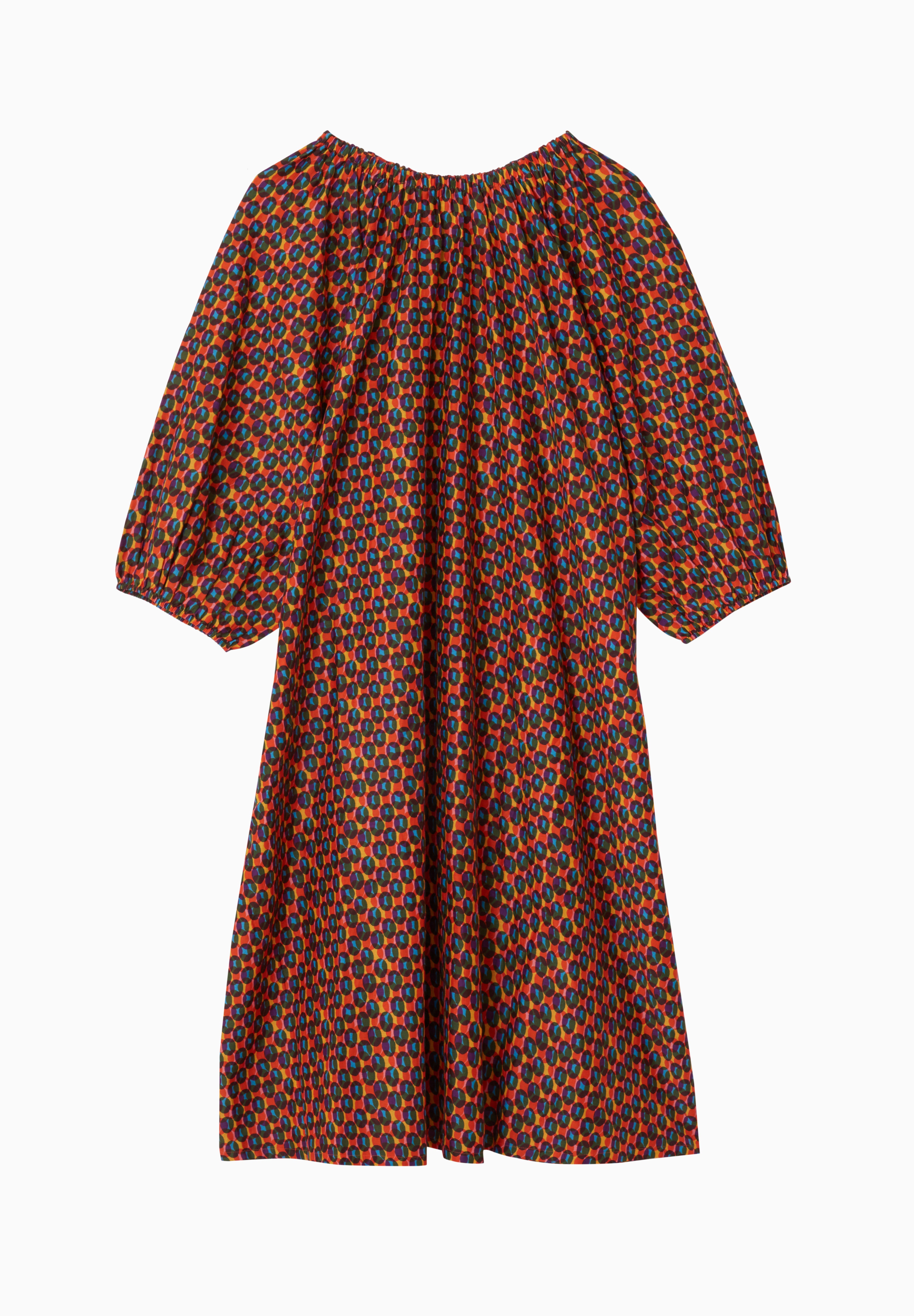 Ballad Dress Cotton/Silk - Kaleidoscope Rainbow