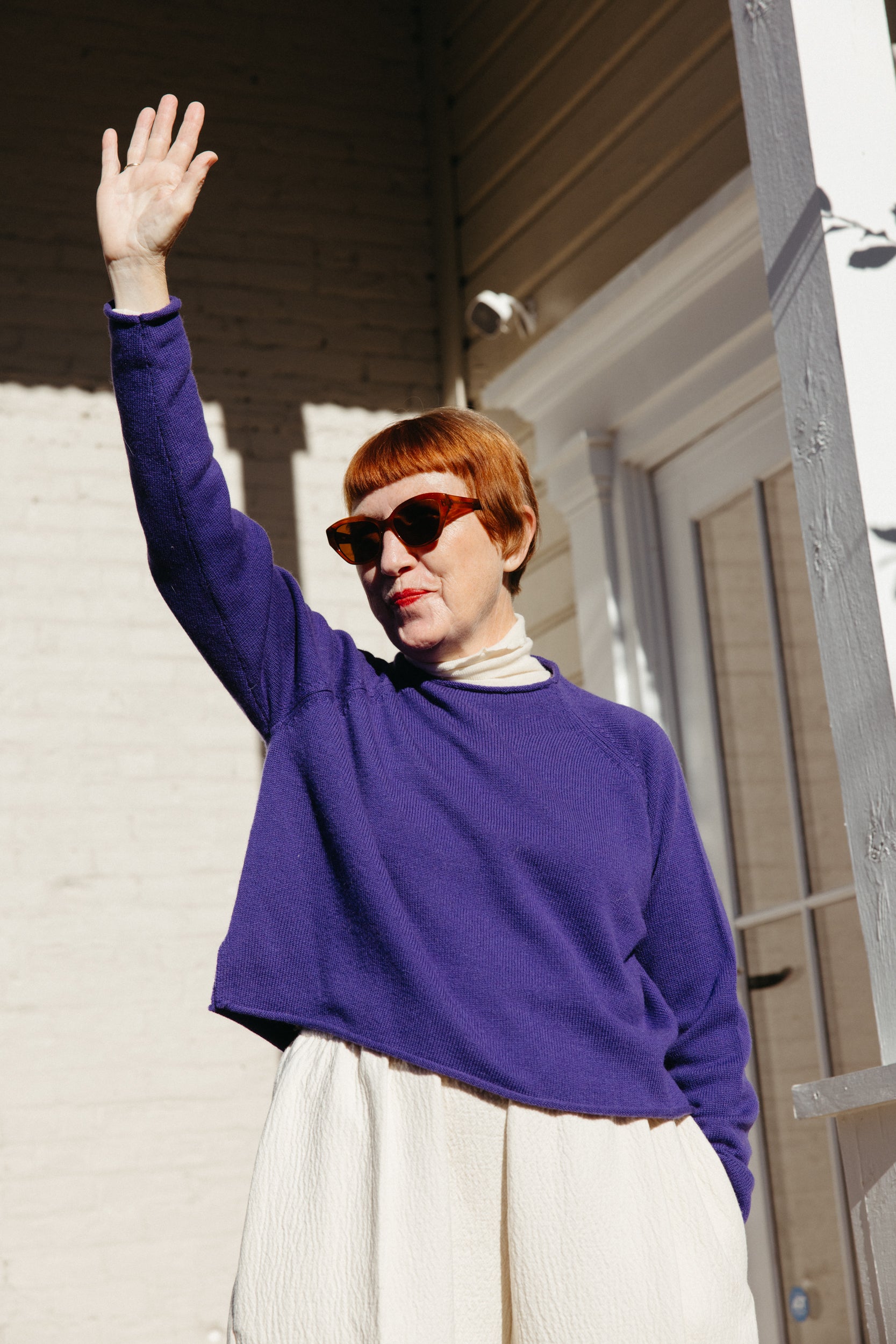 Iris Rollneck Pullover - Viola