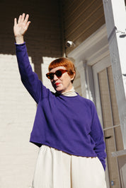 Iris Rollneck Pullover - Viola