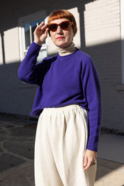 Iris Rollneck Pullover - Viola