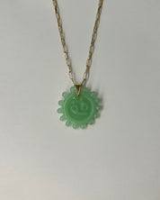 Zodiac Pendant Necklace - Seafoam