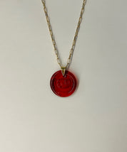 Zodiac Pendant Necklace - Garnet