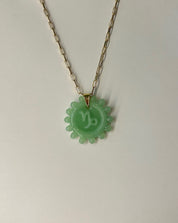 Zodiac Pendant Necklace - Seafoam