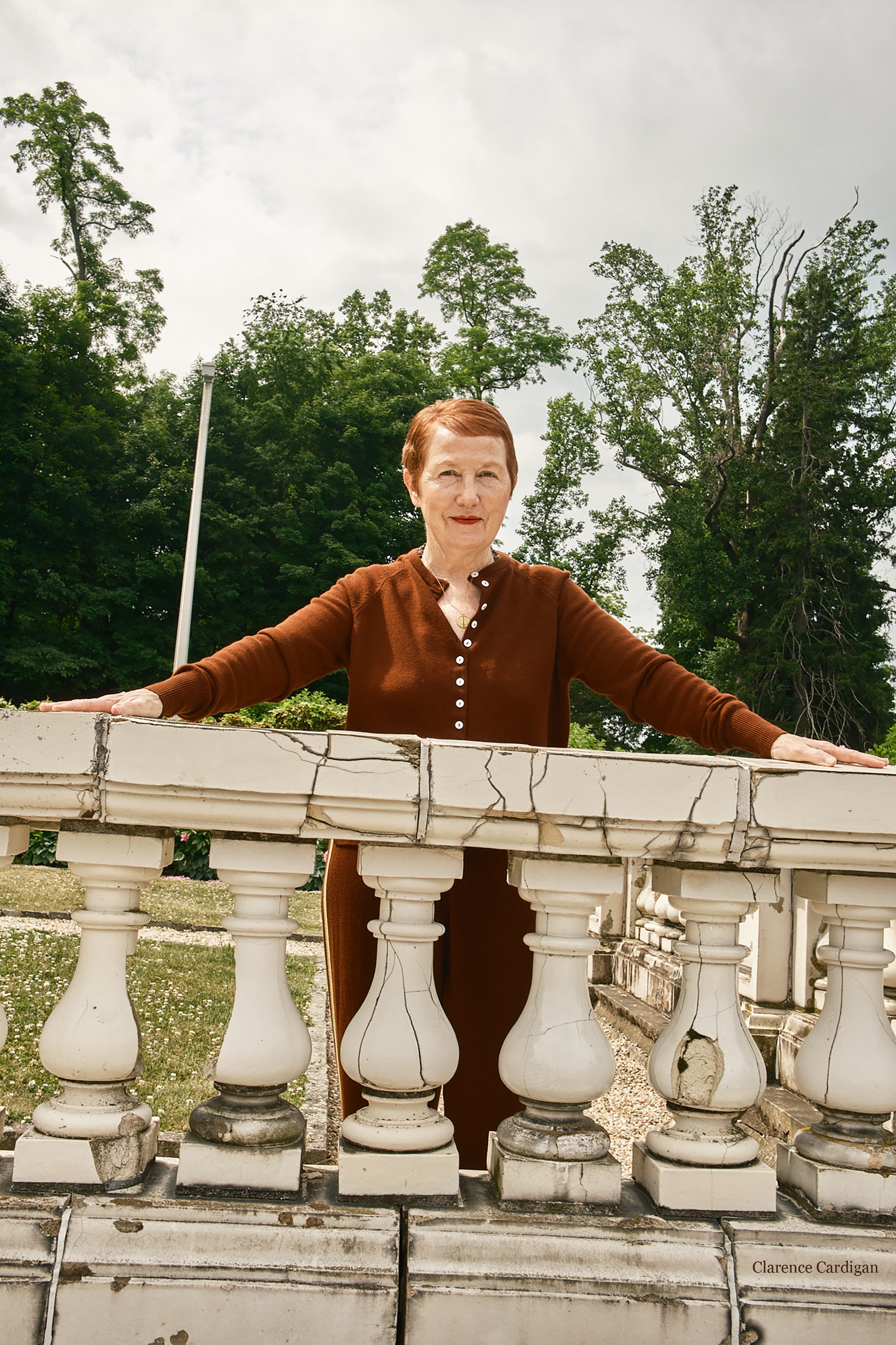 Clarence Merino Cardigan - Cognac