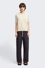 Picknicker Knit Vest - Ecru