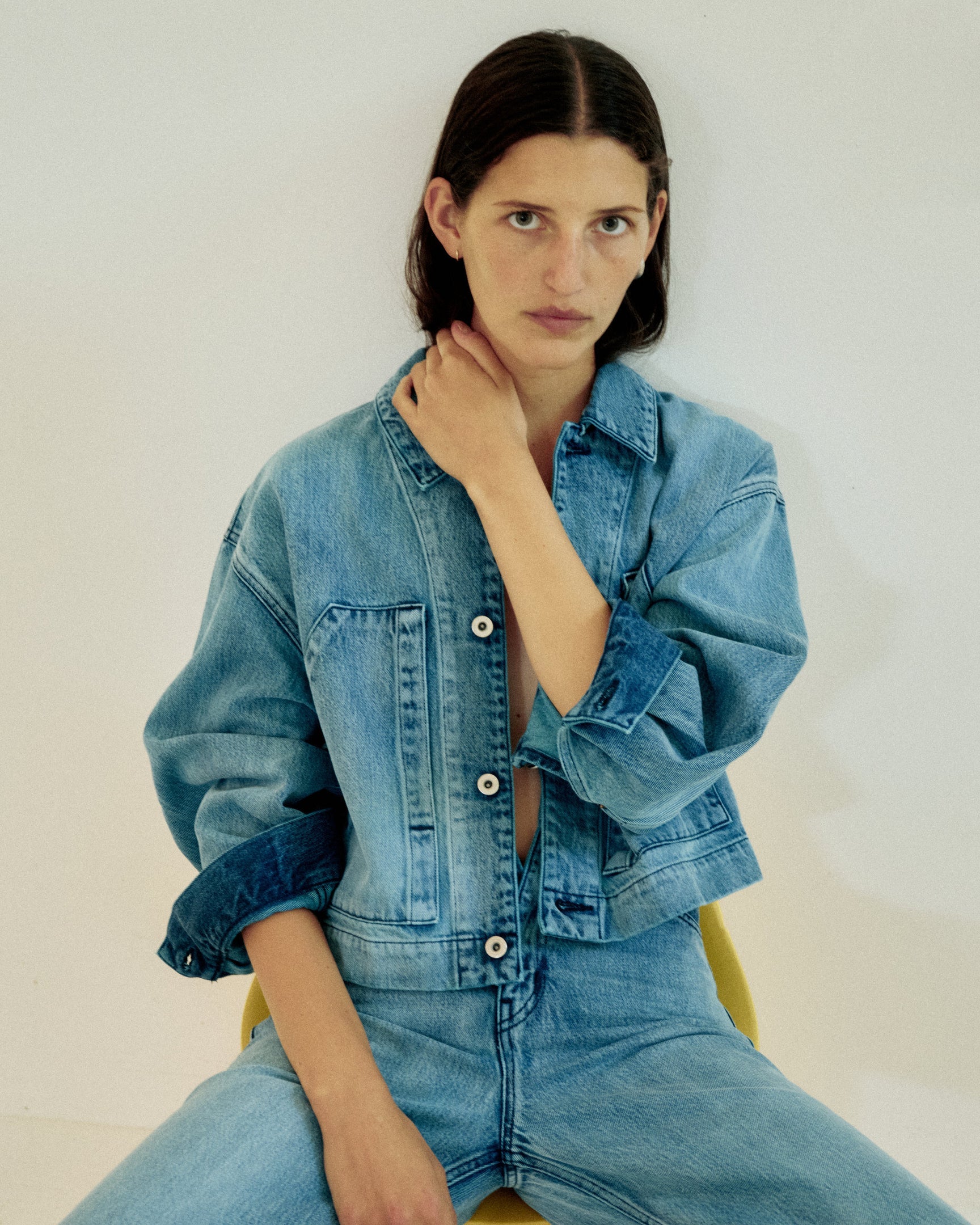 Cropped Denim Jacket