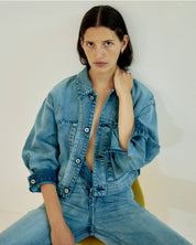 Cropped Denim Jacket