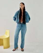 Cropped Denim Jacket